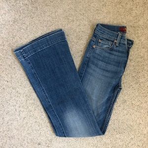 7 For All Mankind Wide Leg Jeans size 24